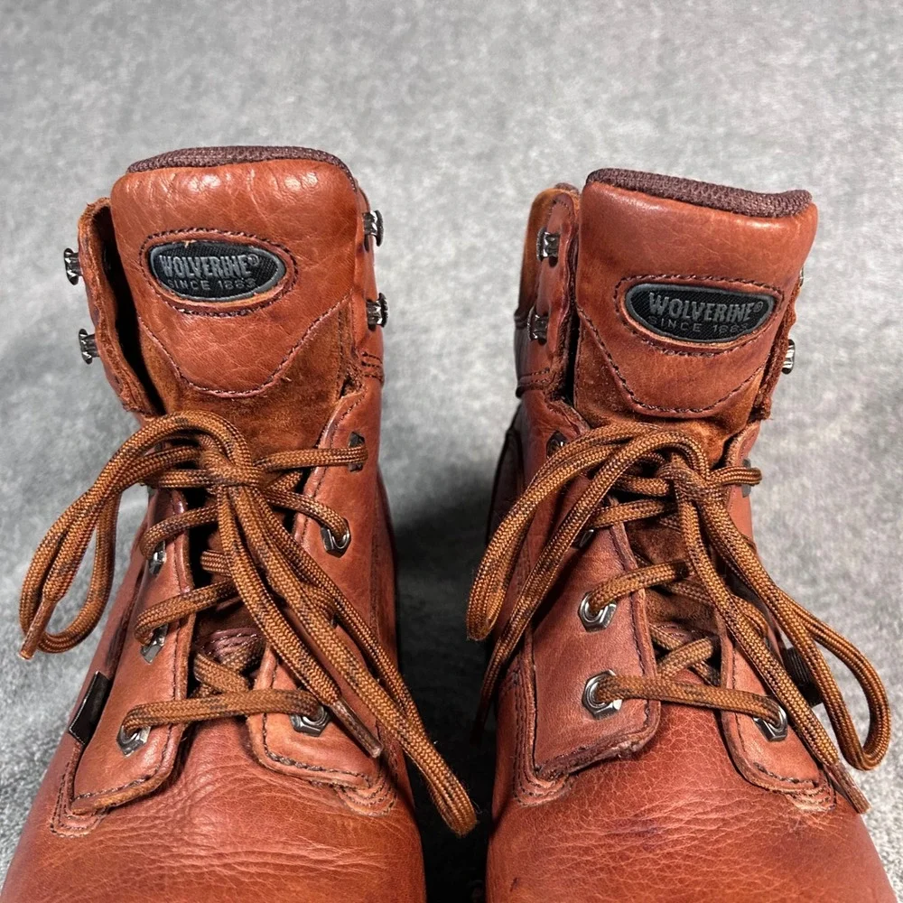 Wolverine Work Boots DuraShocks Gore-Tex Steel Toe Brown 02564 Mens 8.5 EW